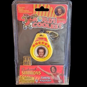 NWT - Hilarious World's Coolest Richard Simmons Talking Keychain